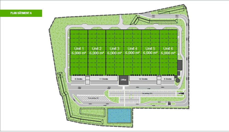 Entrepôt classe a Brebières 37399m² Location entrepôt classe a Brebières Pas-de-Calais OLLOG2119757 2